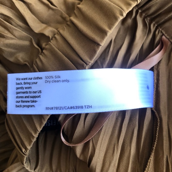 New: Eileen Fisher Crushed Silk Maxi Skirt. Size 6 / 8 - Picture 6 of 12